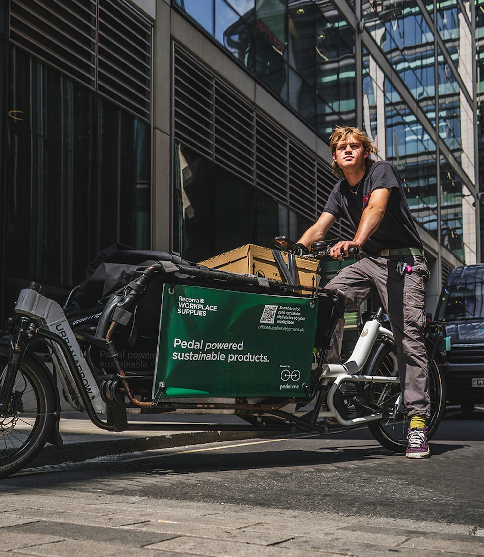office supplies bike out delivery paper
