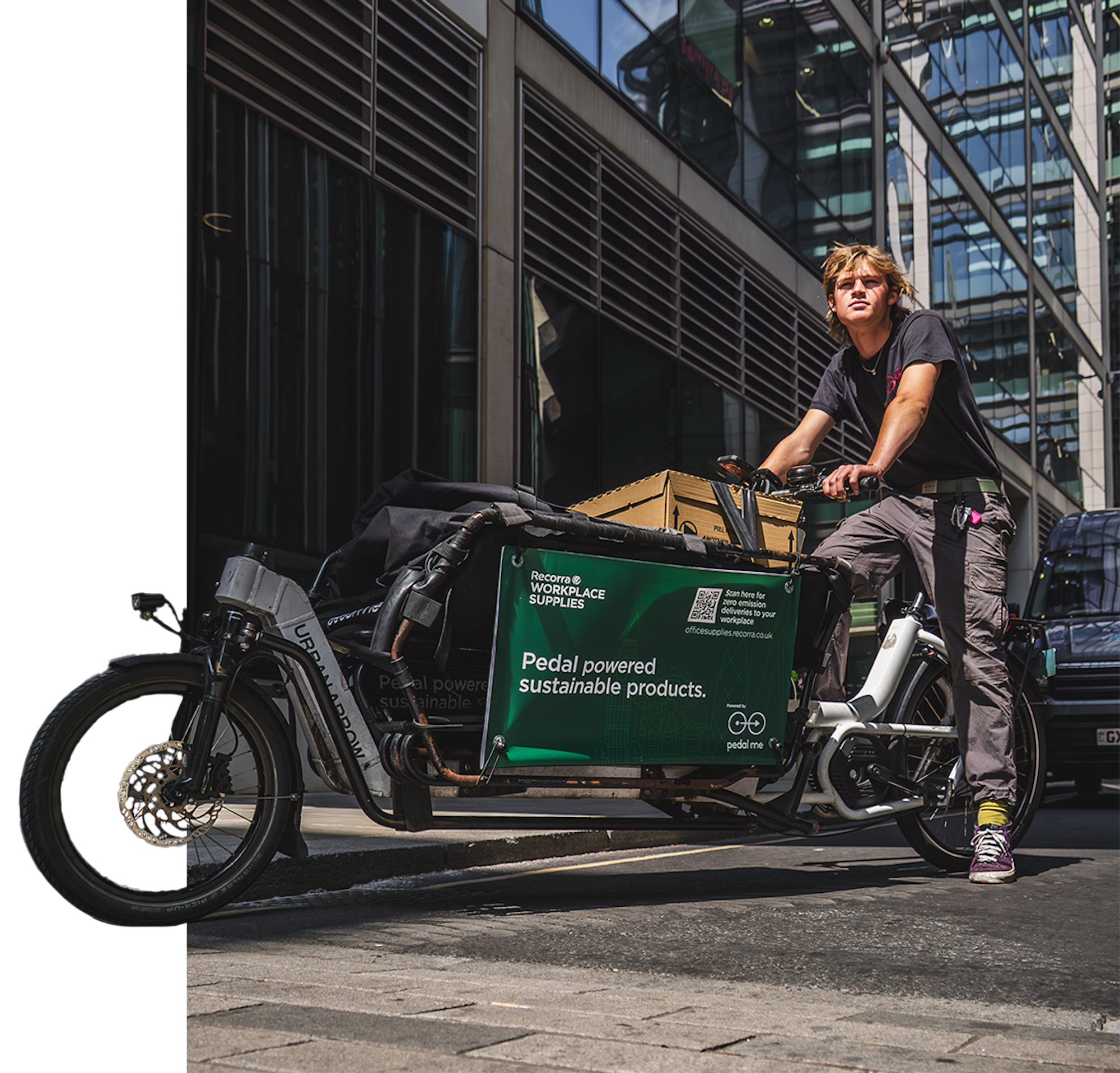 office supplies bike out delivery paper