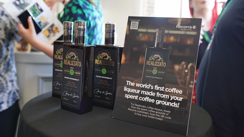 realizzato coffee liquore made form coffee grounds