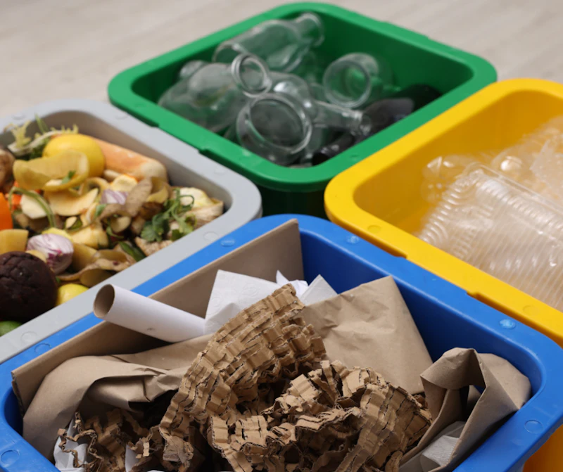 food waste bins
