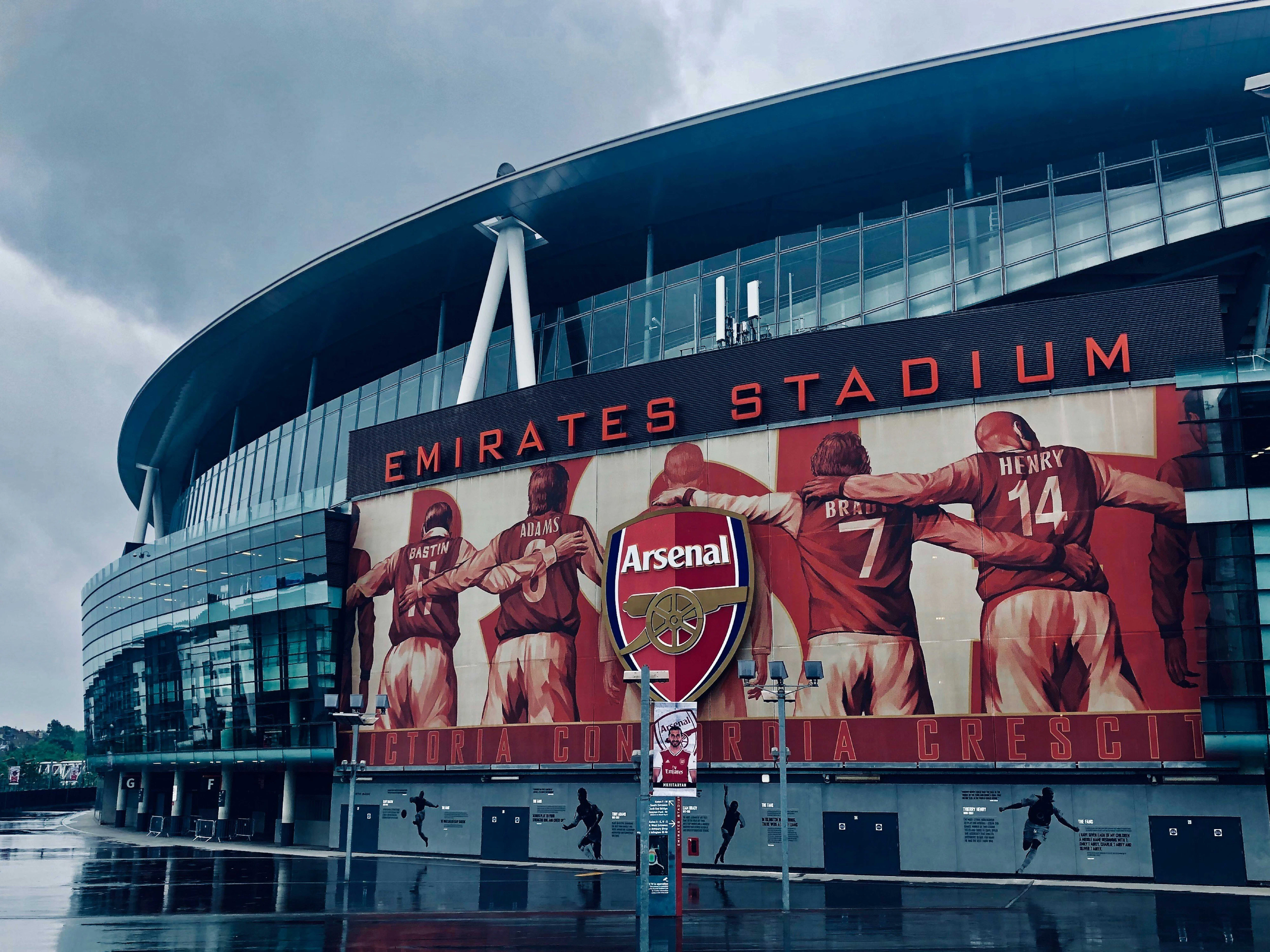 Emirates Stadium, home of Arsenal, in Islington